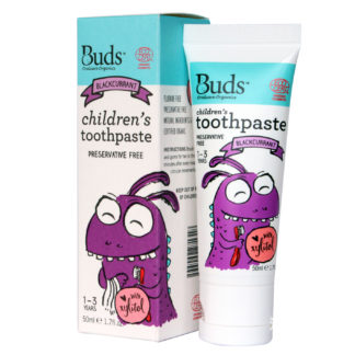 Budsbaby BOO children toothpaste xylitol black current